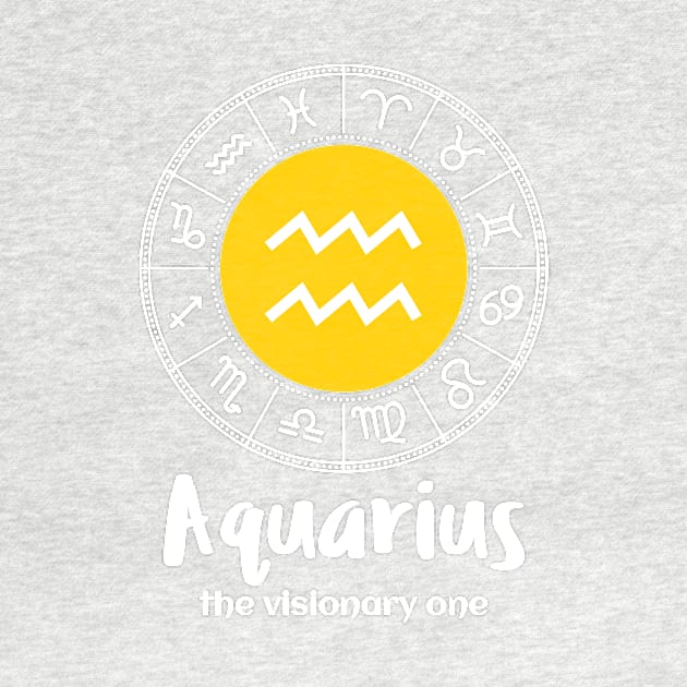 Aquarius The Visionary One by Science Puns